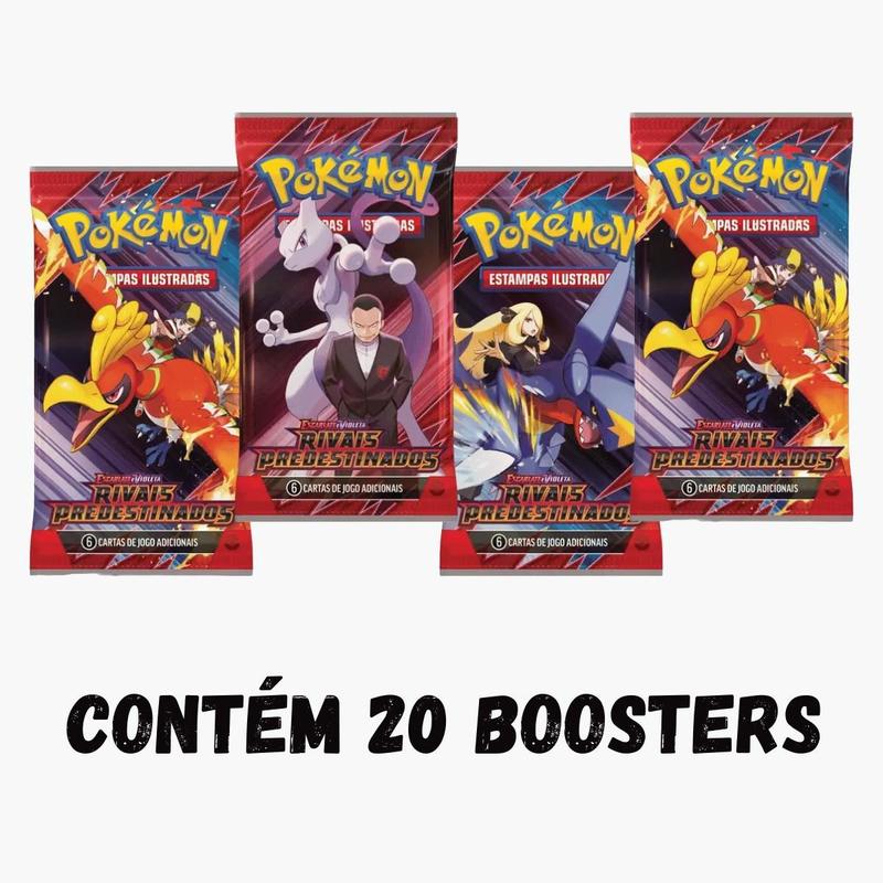 Box Treinador Avançado Pokémon Rivais Predestinados - Copag - Deck